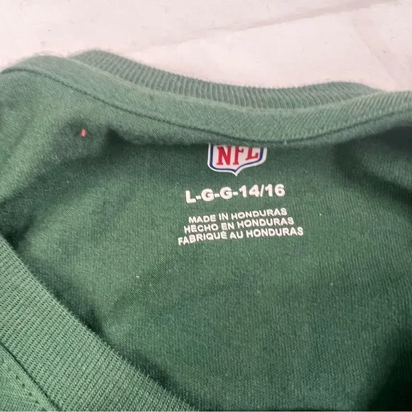 Green Bay Packers *NEW Long Sleeve Official NFL Apparel Kids Youth Large 14/16 - Picture 3 of 6